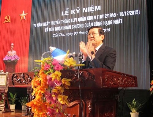 9th Military Region of Vietnam People's Army marks 70th anniversary of founding day - ảnh 1